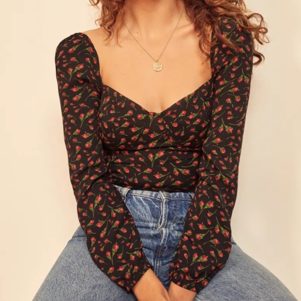 Reformation Reign Top in Mina